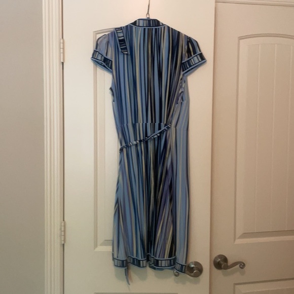 Vintage BCBG Cap Sleeved Wrap Dress - Picture 2 of 5